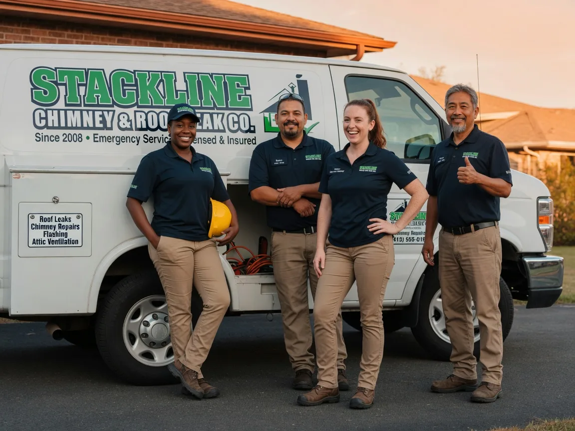 Chimney flashing repair company in Lizella, GA
